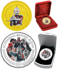 ウルトラマン40周年記念コインイメージ