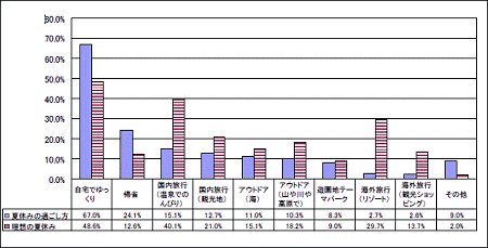 「夏休みの過ごし方」の理想と現実