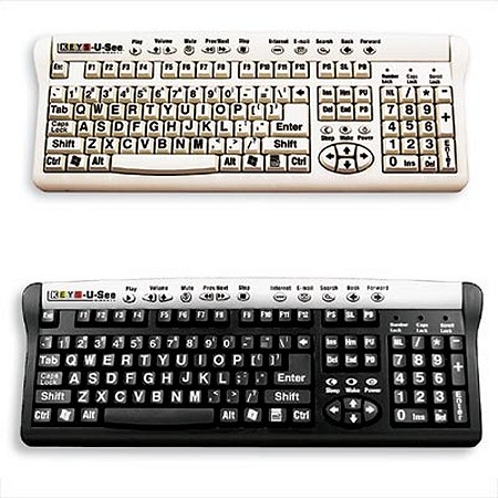 「Large Print Keyboards-Keys U See」