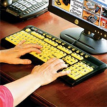 Large Print Keyboards-Keys U Seeイメージ