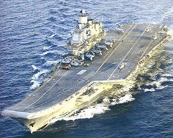 アドミラル－クズネツォフ級空母(重航空巡洋艦)のネームシップ、クズネツォフ(Kuznetsov)イメージ