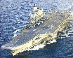 アドミラル－クズネツォフ級空母(重航空巡洋艦)のネームシップ、クズネツォフ(Kuznetsov)イメージ