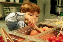 海外での給食イメージ