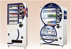 「カメラ付き自動販売機」キューブイメージ