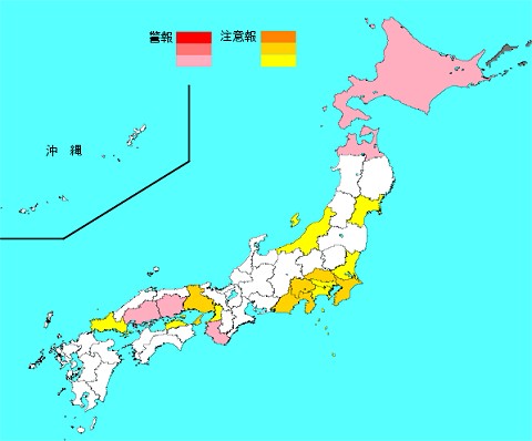 第50週(12月10日～12月16日)インフルエンザ流行度