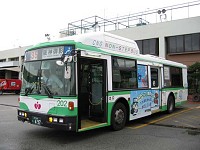神戸市で用いられている精製バイオガス利用の市バス
