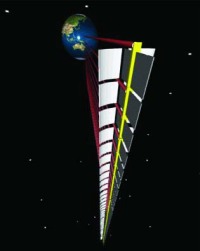 宇宙太陽光利用システムの構想図イメージ