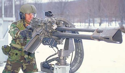 搭載予定のGAU-19ガトリンク砲