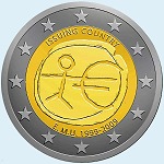 ユーロの記念貨幣イメージ