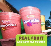 Dunkin Donuts Large Tropical Fruit Smoothie
