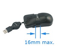 Palm-fit Adjustable Optical USB Mouseイメージ