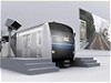 富士通が開発したフルハイビジョン映像活用の鉄道運転シミュレーターシステムイメージ