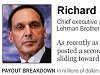 Richard S.Fuld Jr氏(リーマンブラザーズCEO)イメージ