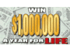 NEW YORK LOTTERY:WIN $1,000,000 A YEAR FOR LIFEイメージ