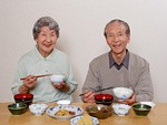 高齢者の食事イメージ