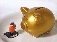 豚の貯金箱イメージ