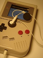 ゲーボーイを使ったiPod入れイメージ