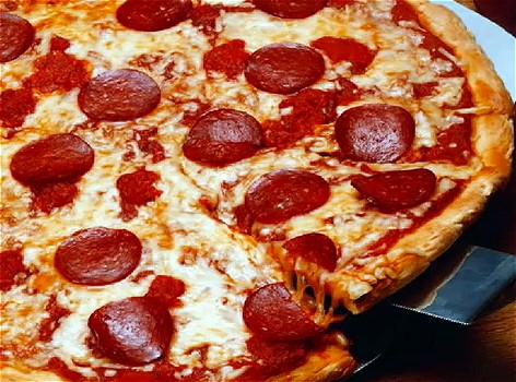 問題の「ピザのトッピングがないぞ」のやりとり。