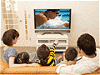 親子でテレビイメージ