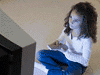 子どもテレビ視聴イメージ