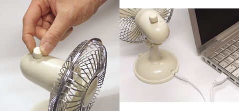 USBレトロ扇風機 昭和浪漫シリーズ(蚊取り豚や畳は付属せず)