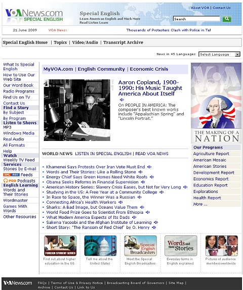 VOA(Voice of America) Special English