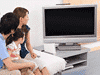親子でテレビイメージ