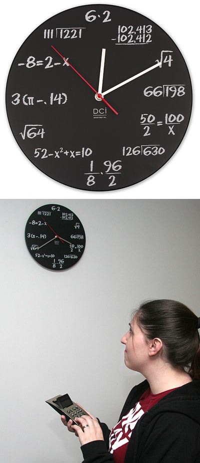 数学クイズな時計(Pop Quiz Math Clock)