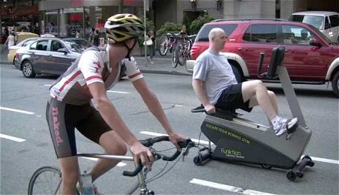 Worlds First Not-So-Stationary Bike.:Escape Your Boring Gym。