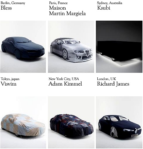 世界の著名なファッションデザイナーによる自動車カバーたち