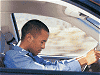 居眠り運転イメージ