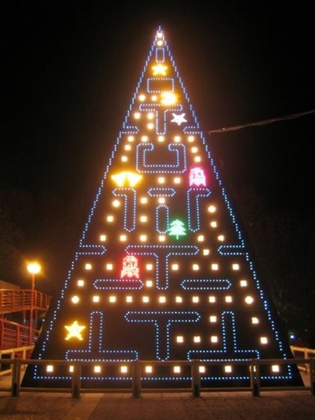 パックマンなクリスマスツリー。