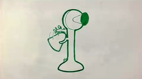 ごく初期型の電話機