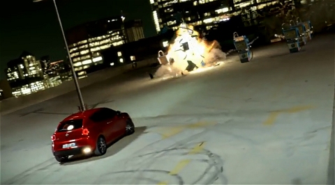 Alfa Romeo Mito - Space Invaders。