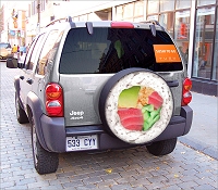 お寿司屋さんの広告イメージ