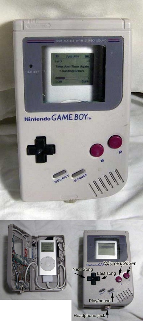 ゲームボーイ型iPodケース