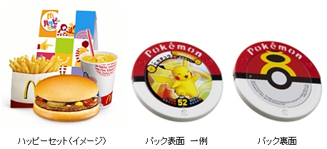 ハッピーセットとパック一例