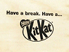 本当に「ちょっと休もうか(Have a Break)」が実践できるキットカットのポスターイメージ