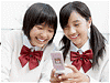 中学生の携帯電話利用イメージ