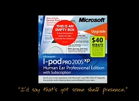 「マイクロソフトナイズなiPod」