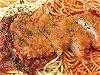 パスタ屋 フライドチキンのよくばりミート&ナポリタン