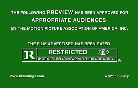 ↑ 某映画のトレーラー(プロモーション用のダイジェスト映像)のもの。いわゆるR指定(YouTube上でのもの)