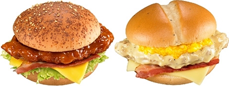 ↑ アイコンチキン ディアボロ(左)とアイコンチキン カルボナーラ(右)