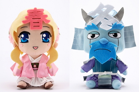 ↑ 春ちゃん(左)と冬将軍(右)
