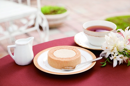 ↑ プレミアム紅茶のロールケーキ