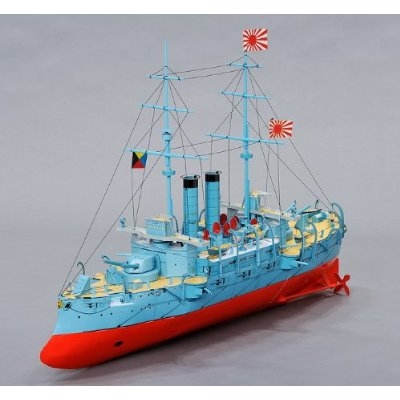 ↑ 完全復刻『少年倶楽部』附録大模型 軍艦三笠