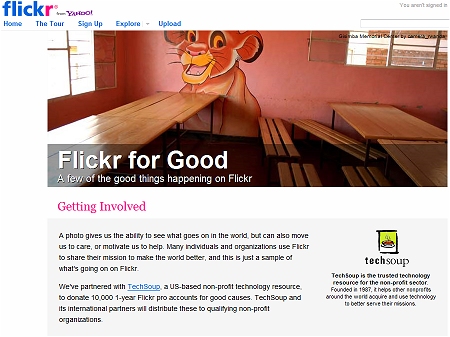 ↑ flickr for good