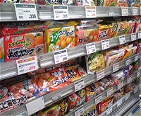 冷凍食品の棚