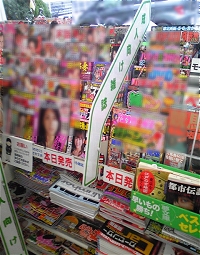 成人向け雑誌コーナー