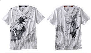 ↑ 「NARUTO -ナルト-」グラフィックTシャツ(一例)